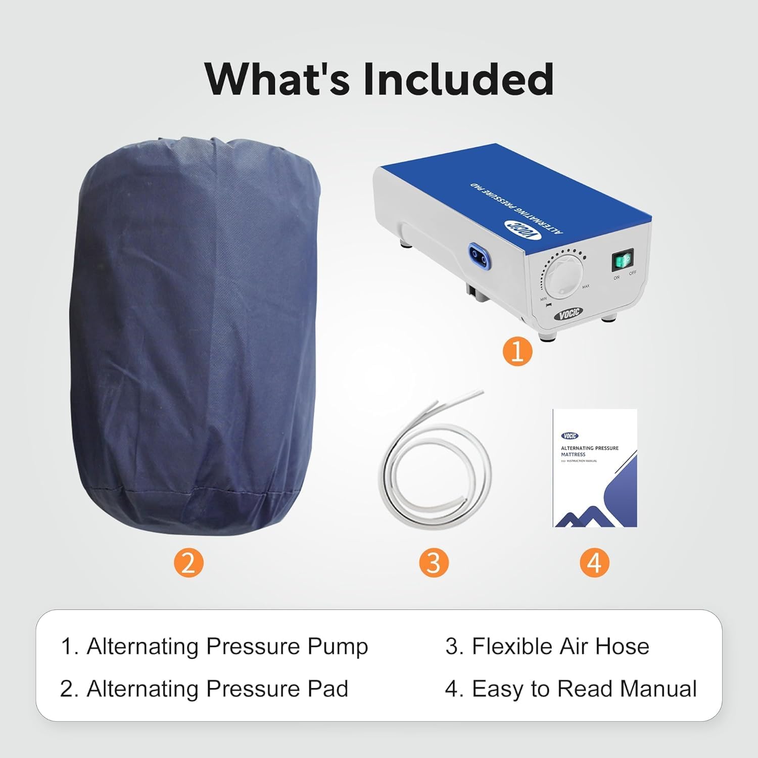 Alternating Air Pressure Mattress Pad with Pump G552316