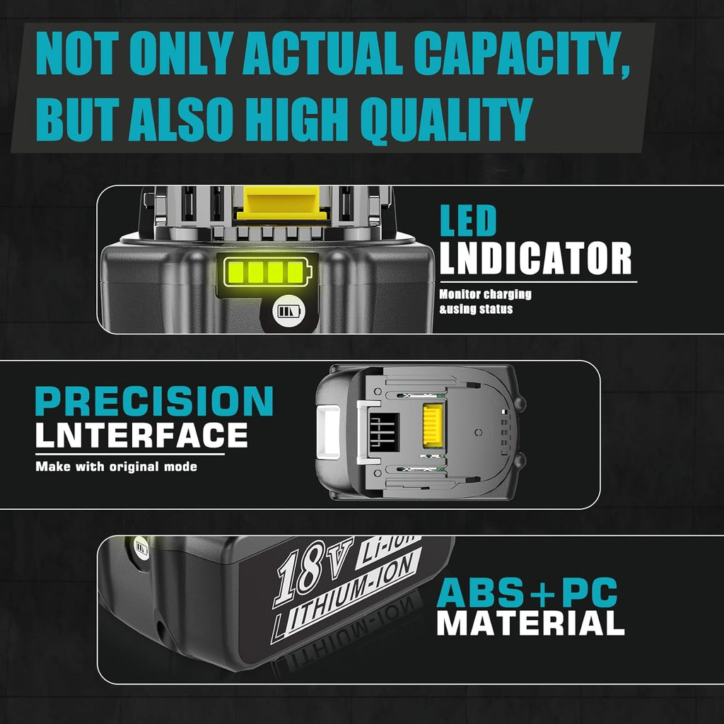18V 8.0Ah Lithium-ion Battery for Cordless Power Tools S638