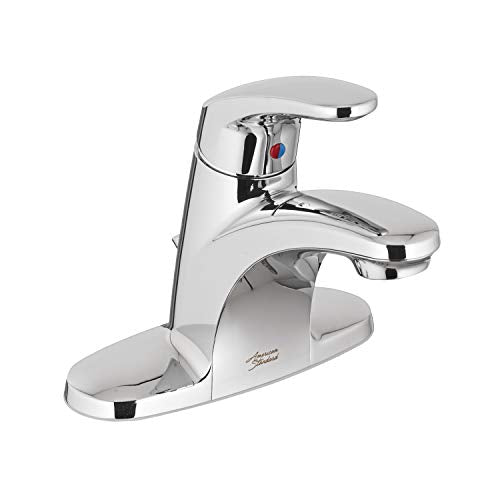 Polished Chrome Single-Handle Bathroom Faucet with Metal Pop-Up Drain, 1.2 GPM M57277