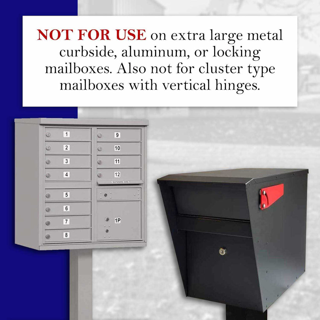 Mail Chime Mailbox Notification System with Wireless Transmitter & Audible Arrival Alert Receiver T65828