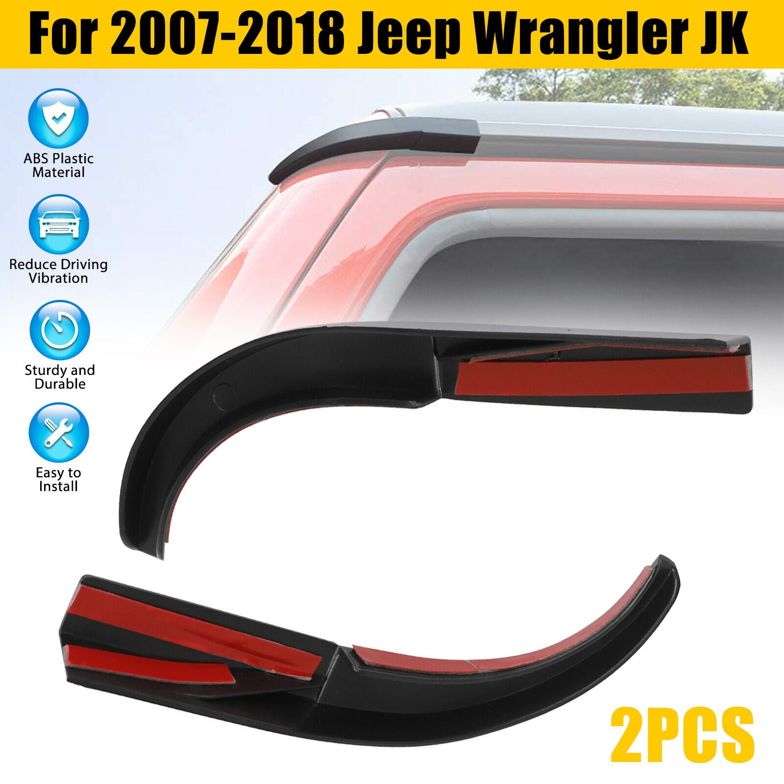 Car Roof Water Rain Diverter Gutter Extension U731520