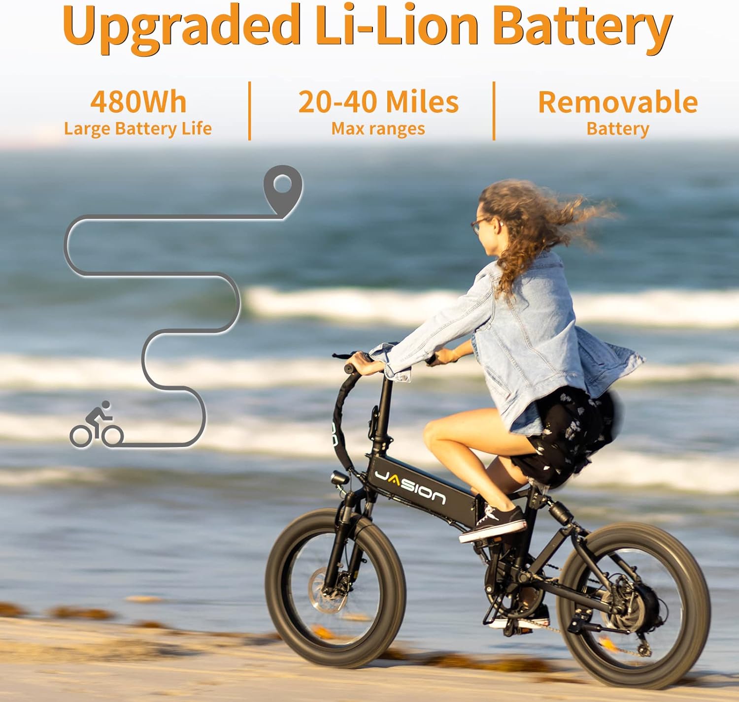 20" Fat Tire Folding Electric Bike N814