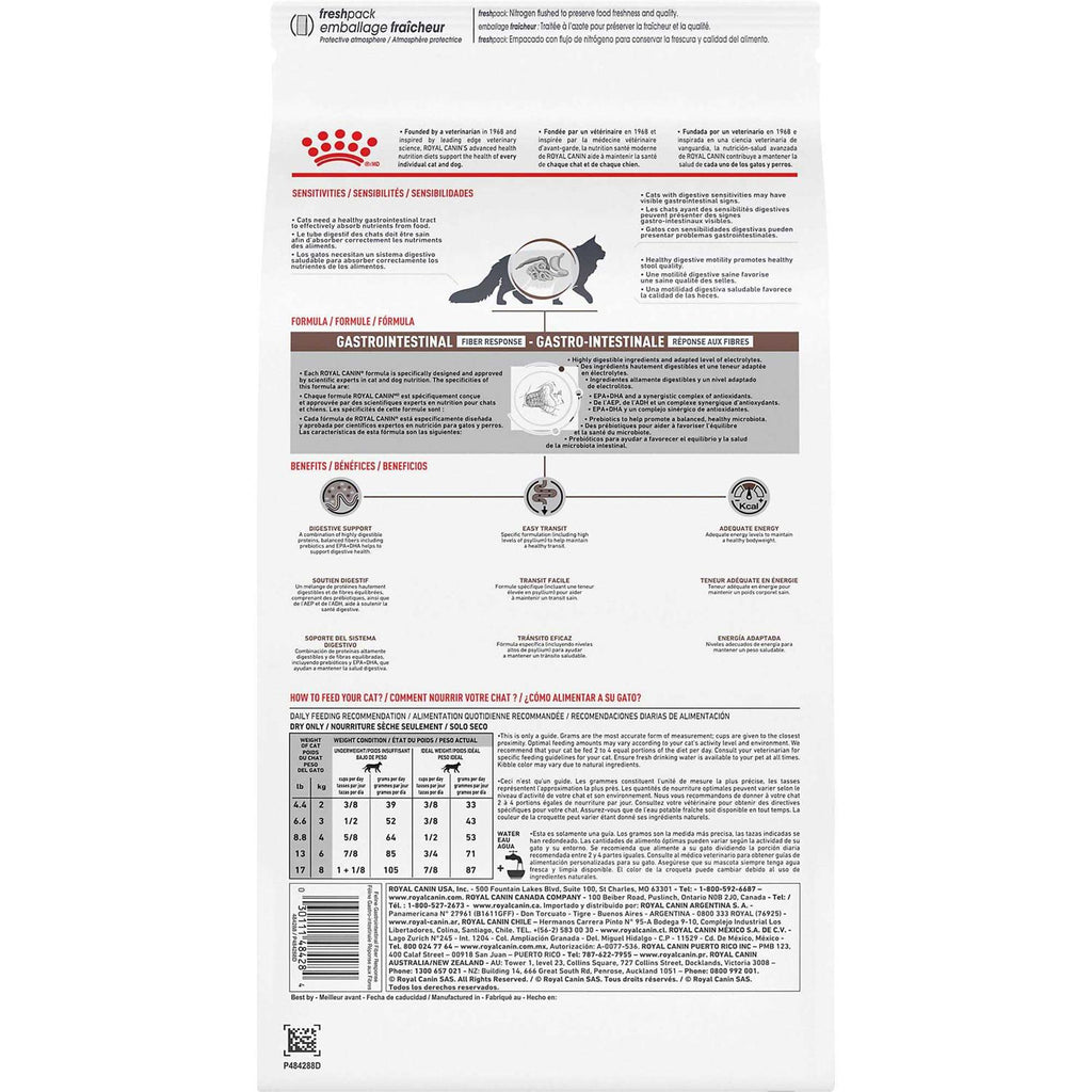 Veterinary Diet Gastrointestinal Fiber Response Dry Cat Food U200725