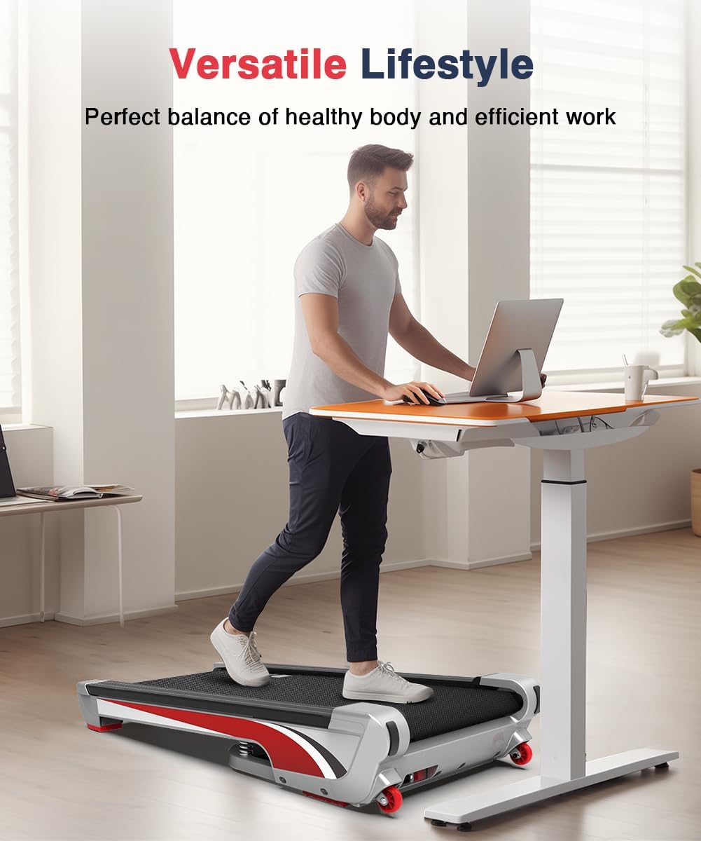Walking Pad Treadmill with 6% Incline, 350+ lb Capacity W65267