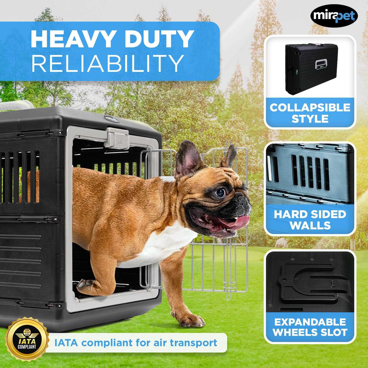 Pet carriers Airline Tsa Approved Travel crates for Cats and Dogs Z991726