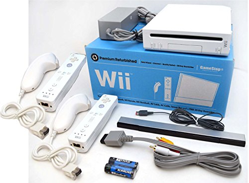 White Wii Video Game System Bundle T4937