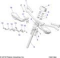Pack of 2 Snowmobile Handguard Mounts E72454