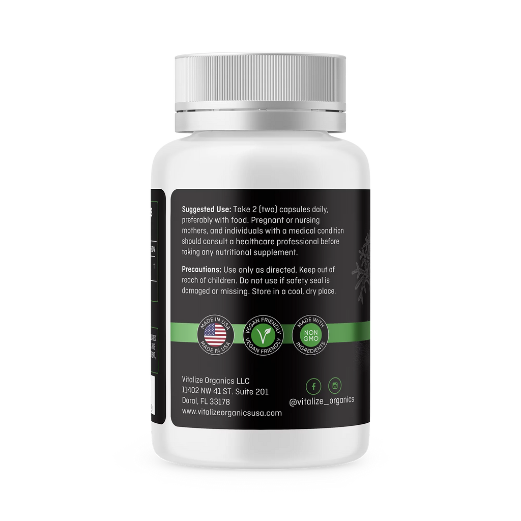 Organic Wildcrafted Irish Sea Moss Vegan Capsules Z65152