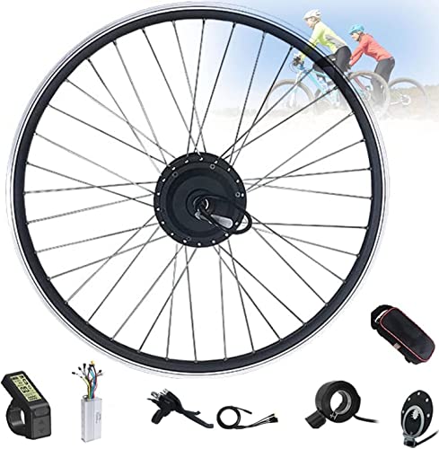 Electric Bike Conversion Kit with LCD Display, 36V 48V 250/350/500W Brushless Gear Hub Motor Set A664297