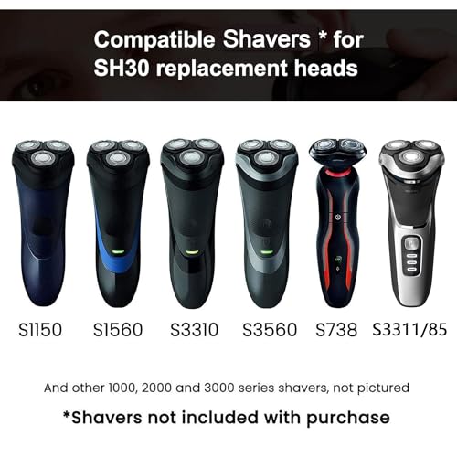 Replacement Heads for Philips Norelco Shavers Q798