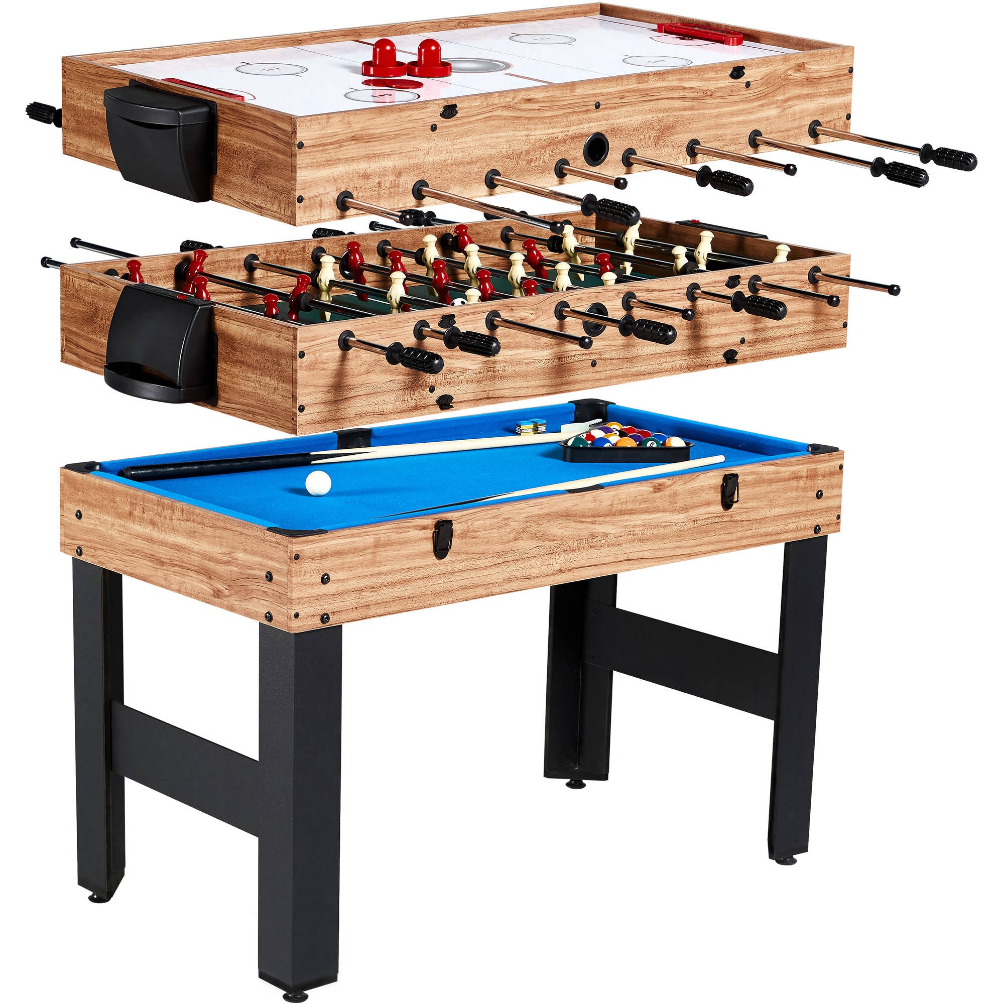 48 inch 3 in 1 Combo Game Table, Pool, Hockey, Foosball X130