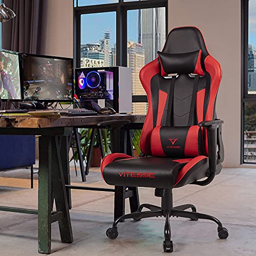 Purple Gaming Chair with Lumbar Support and Headrest K822