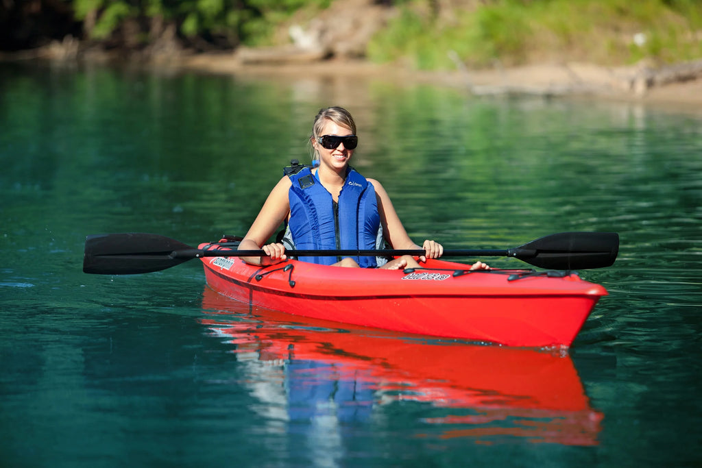 Red 12' Sit-On Recreational Kayak H9437