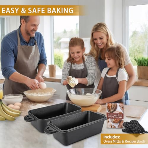 Cast Iron 9x5 Inch Loaf Pan with Lid 2 Piece Set M9221