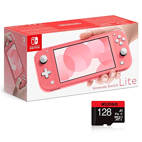 Coral 5.5" Touchscreen Display Switch Lite Console with 128GB MicroSD Card K586142