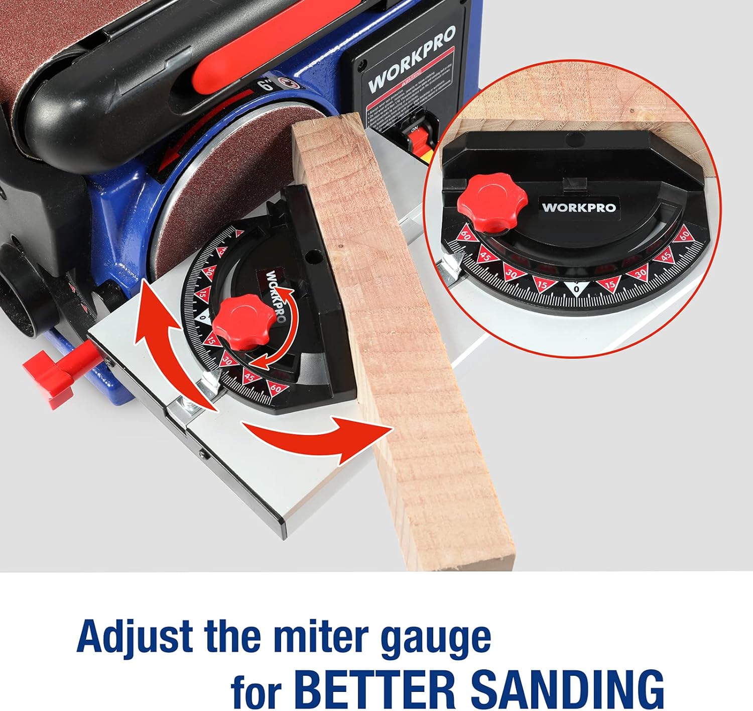 4 in. x 36 in. Belt & 6 in. Disc Sander with Cast Iron Base I91219