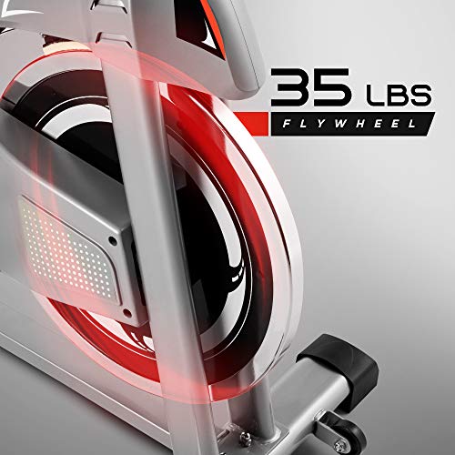 Stationary Exercise Bike with Seat Cushion and Silent Belt Drive M850