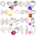 16 Set Stainless Steel Flower Cookie Cutter Set J9781