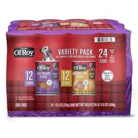 Meaty Loaf Wet Dog Food Variety Pack E460