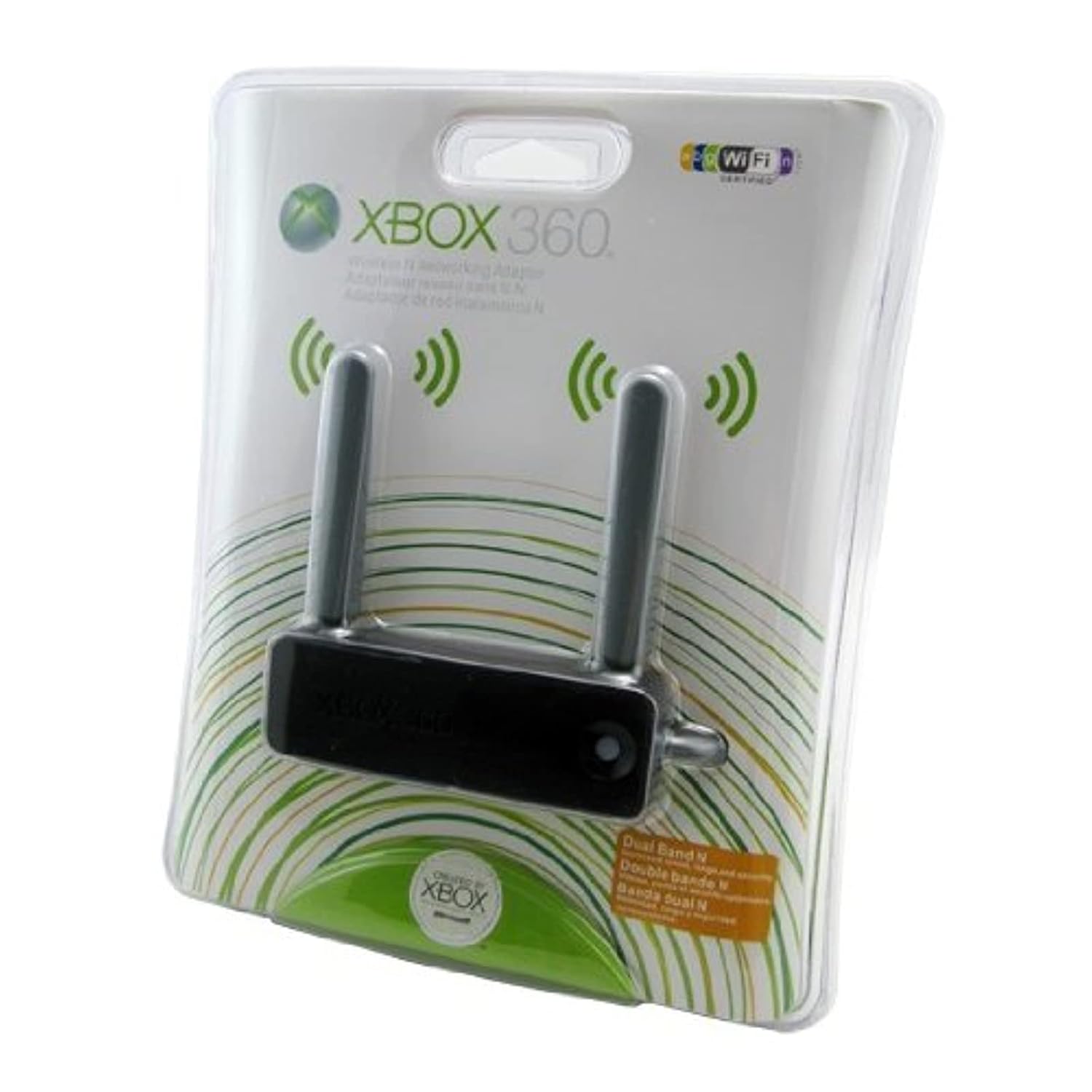 Black Wireless Network WiFi N Adapter H498598