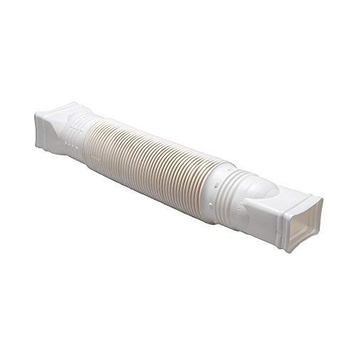 Black Flexible Downspout Extension Gutter Connector, 25 to 55 inches M843