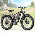 52V 26" Fat Tire Full Suspension Electric Bike C901099