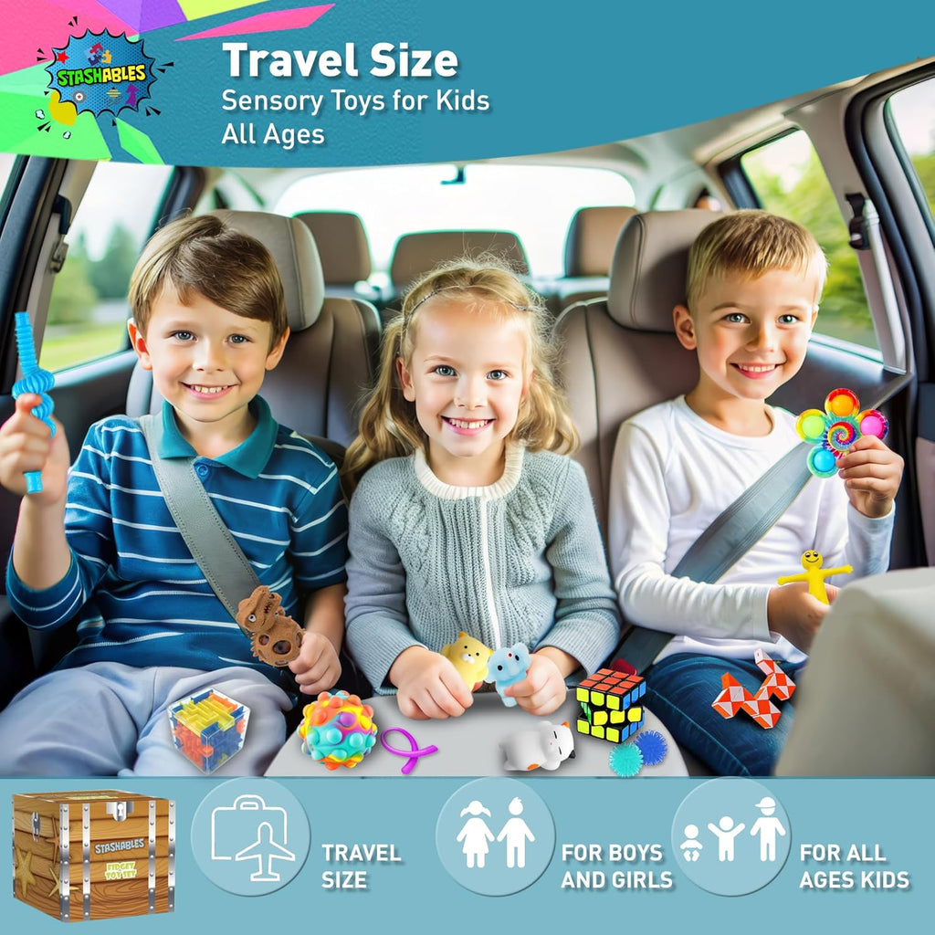 35pcs Fidget Toys Pack with Stress Balls and Fidget Cube Z5327