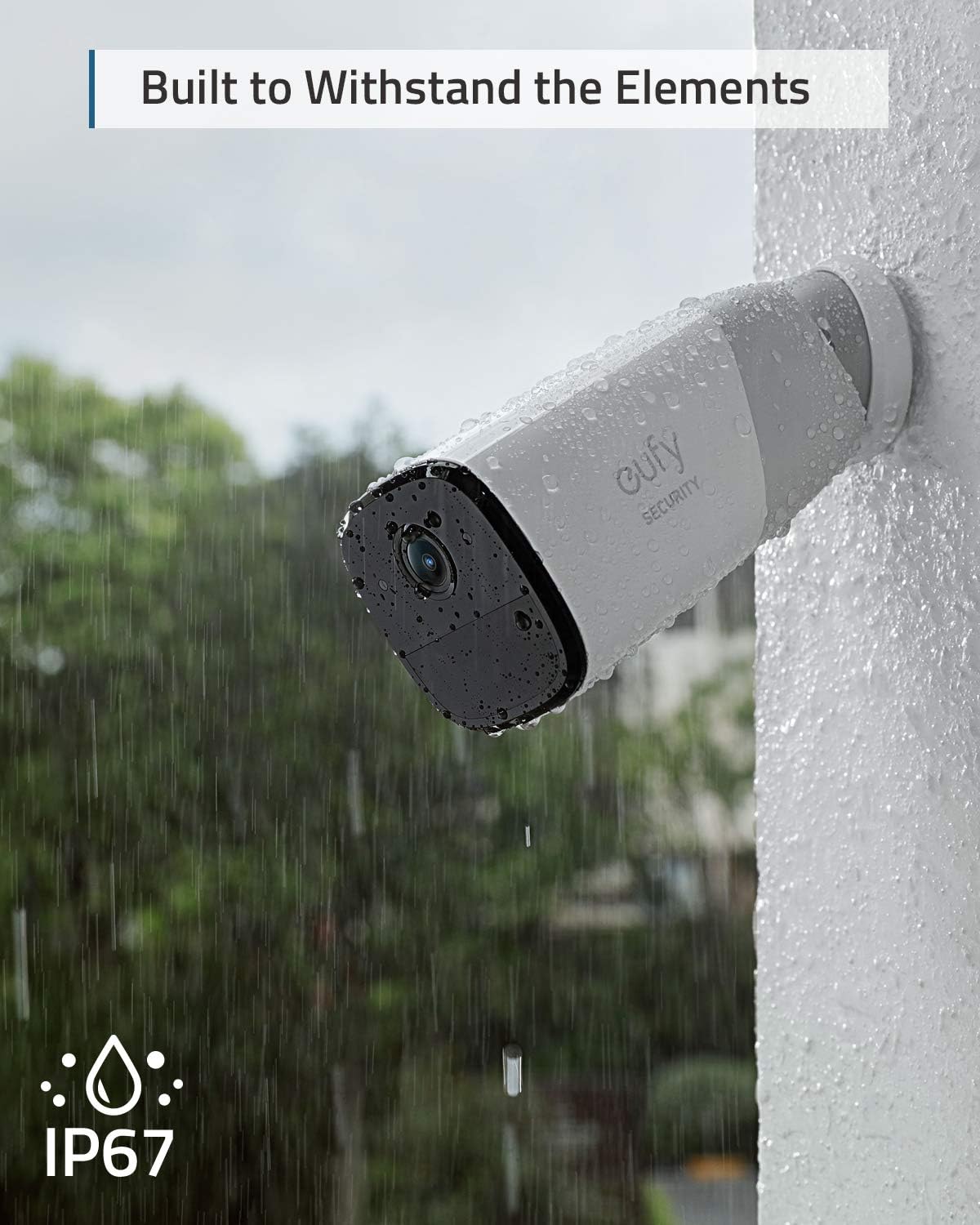 Wireless Home Security Camera System, 3-Cam Kit, 2K Resolution F261625