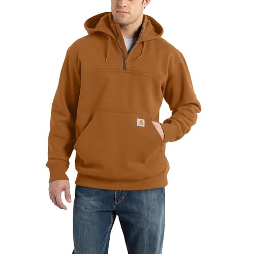 Men's Rain Defender Loose Fit Heavyweight Quarter-Zip Sweatshirt W334