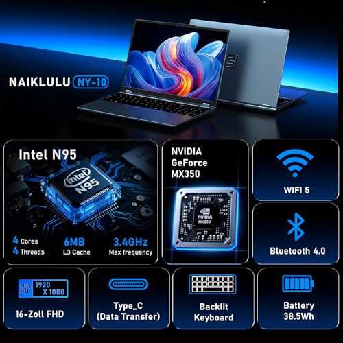 16 Inch Gaming Laptop, 32GB RAM 1TB SSD, Backlit Keyboard L11859