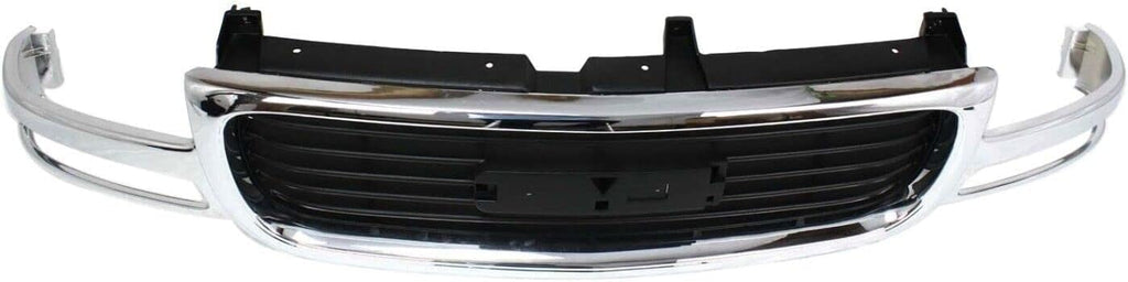 Chrome Shell and Insert Front Grille U1874