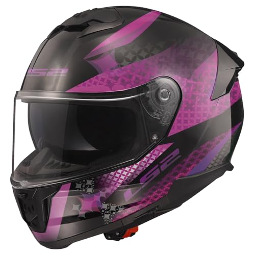 Matte America Gray/Black Full Face Motorcycle Helmet D567