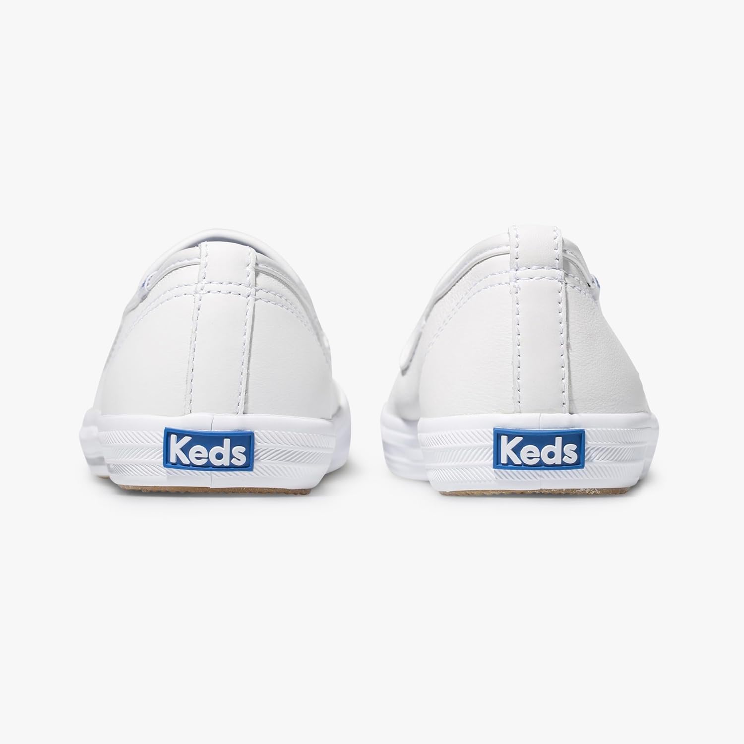 White Leather Slip on Sneaker O703