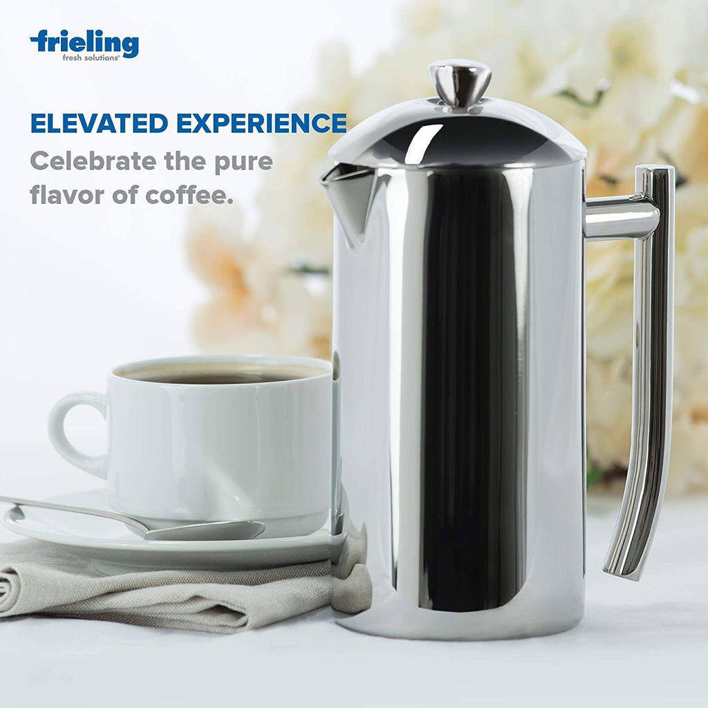Double Wall Stainless Steel French Press Coffee Maker P171