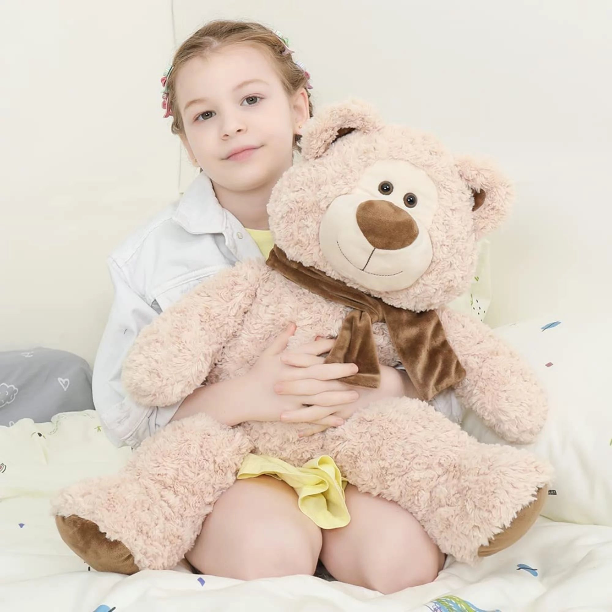 Beige 24'' Giant Teddy Bear Stuffed Animal Plush Toy V14608