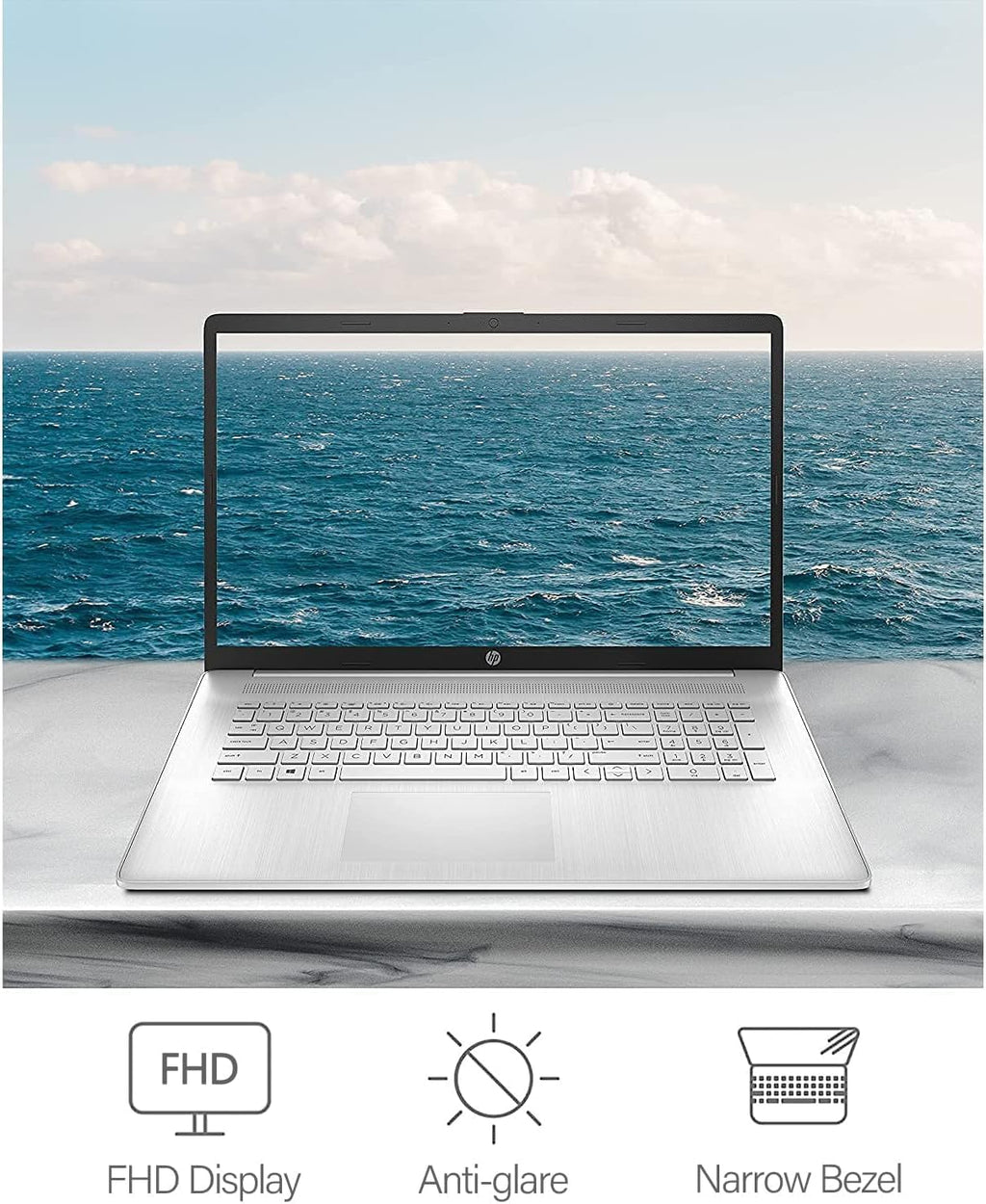 17.3" IPS FHD Laptop, 13th Intel i5-1335U, 32GB RAM, 1TB SSD, Silver V18569