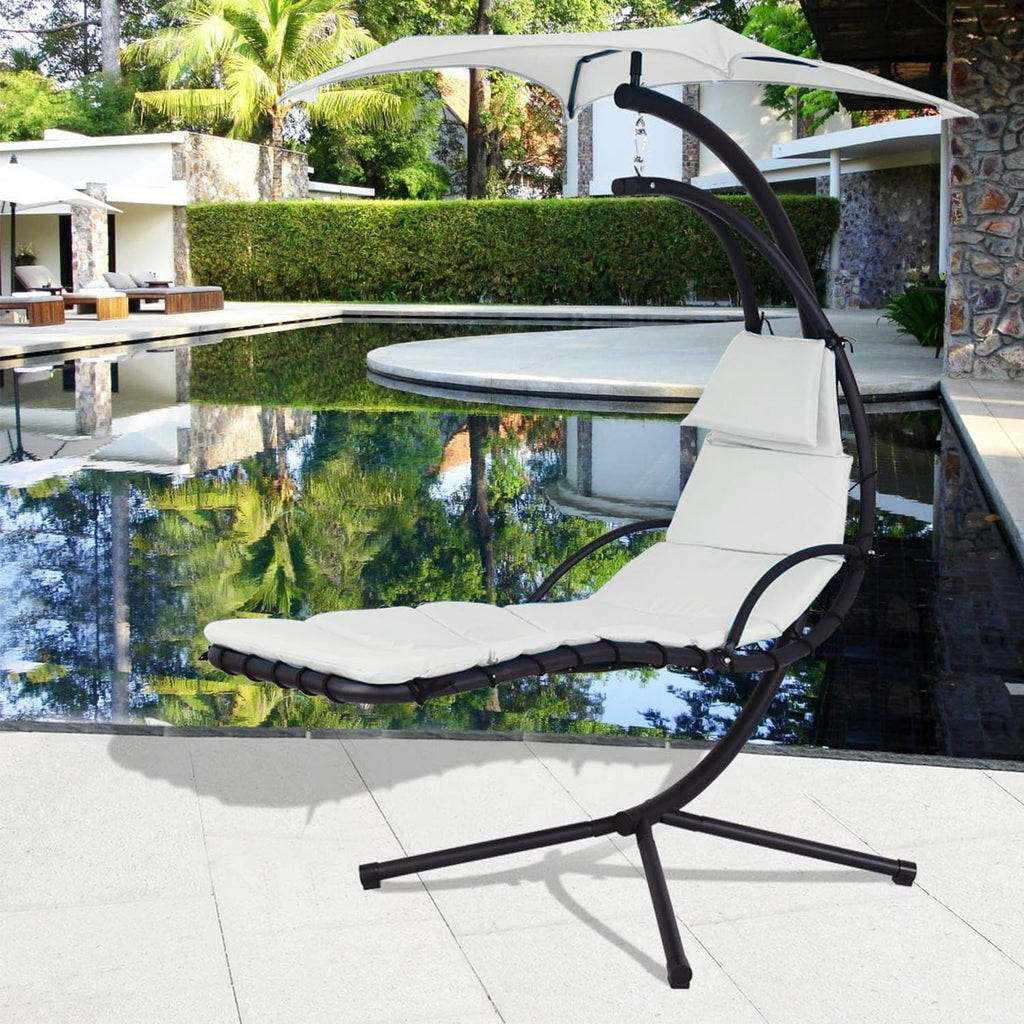 Khaki Outdoor Hanging Lounge Chair Replacement Cushion Cover U224