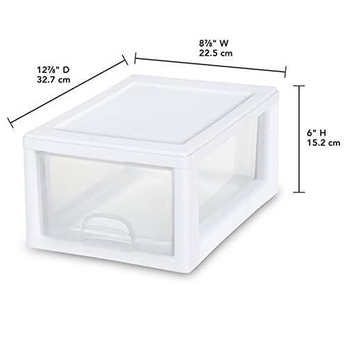 Clear 27 Quart Stacking Drawer O256