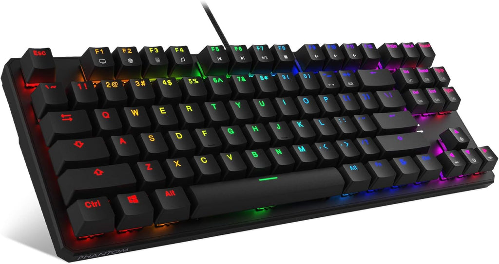 87 Key RGB Mechanical Keyboard with Outemu Blue Switch E4343