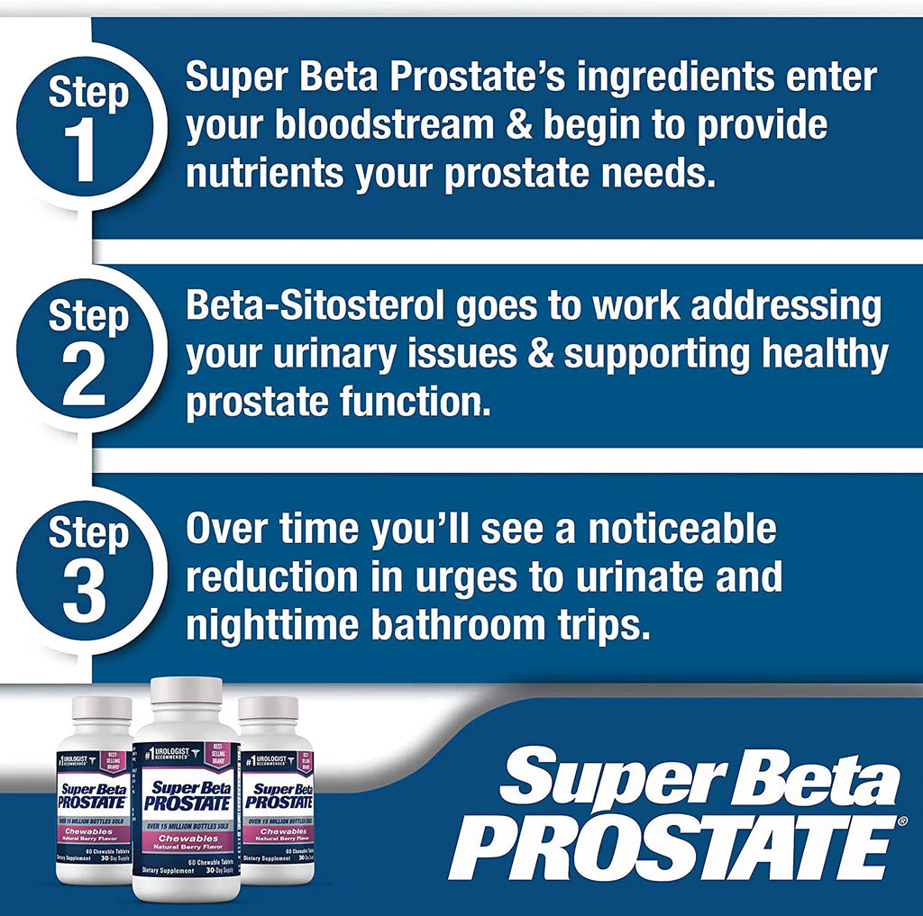 60 Chewable Tablets Beta-Sitosterol Supplement I652