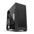 Satin Black ATX Mid Tower Case with Tempered Glass Panel F959