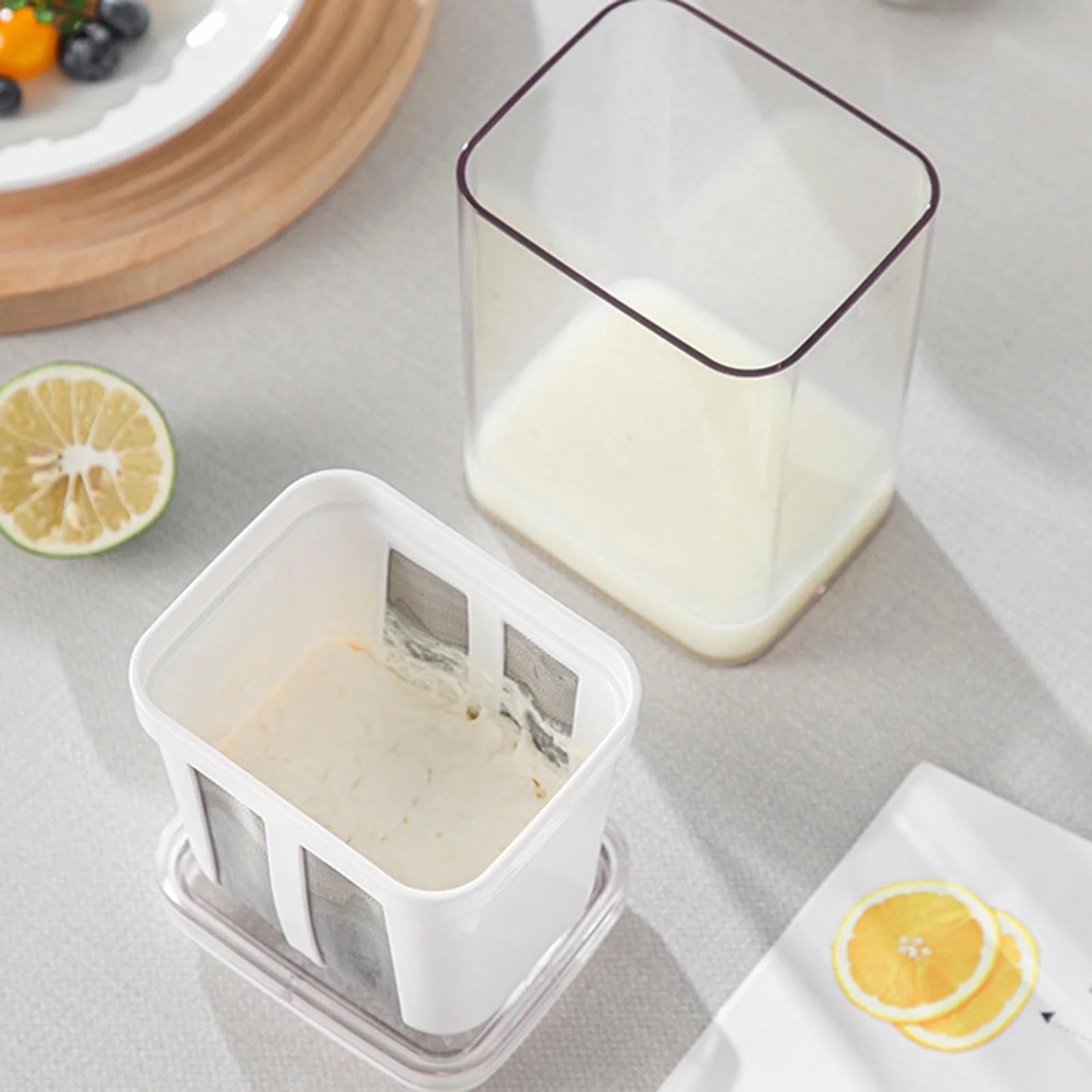 Yogurt Strainer with Stainless Steel Mesh K3566