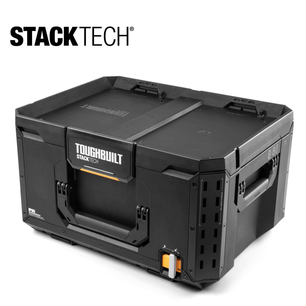 Large 21-in Black Plastic Lockable Tool Box D5055