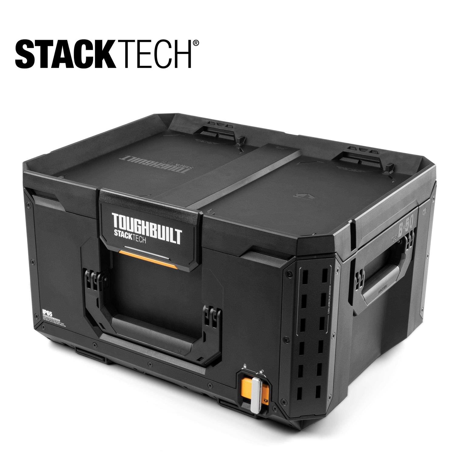 Large 21-in Black Plastic Lockable Tool Box D5055