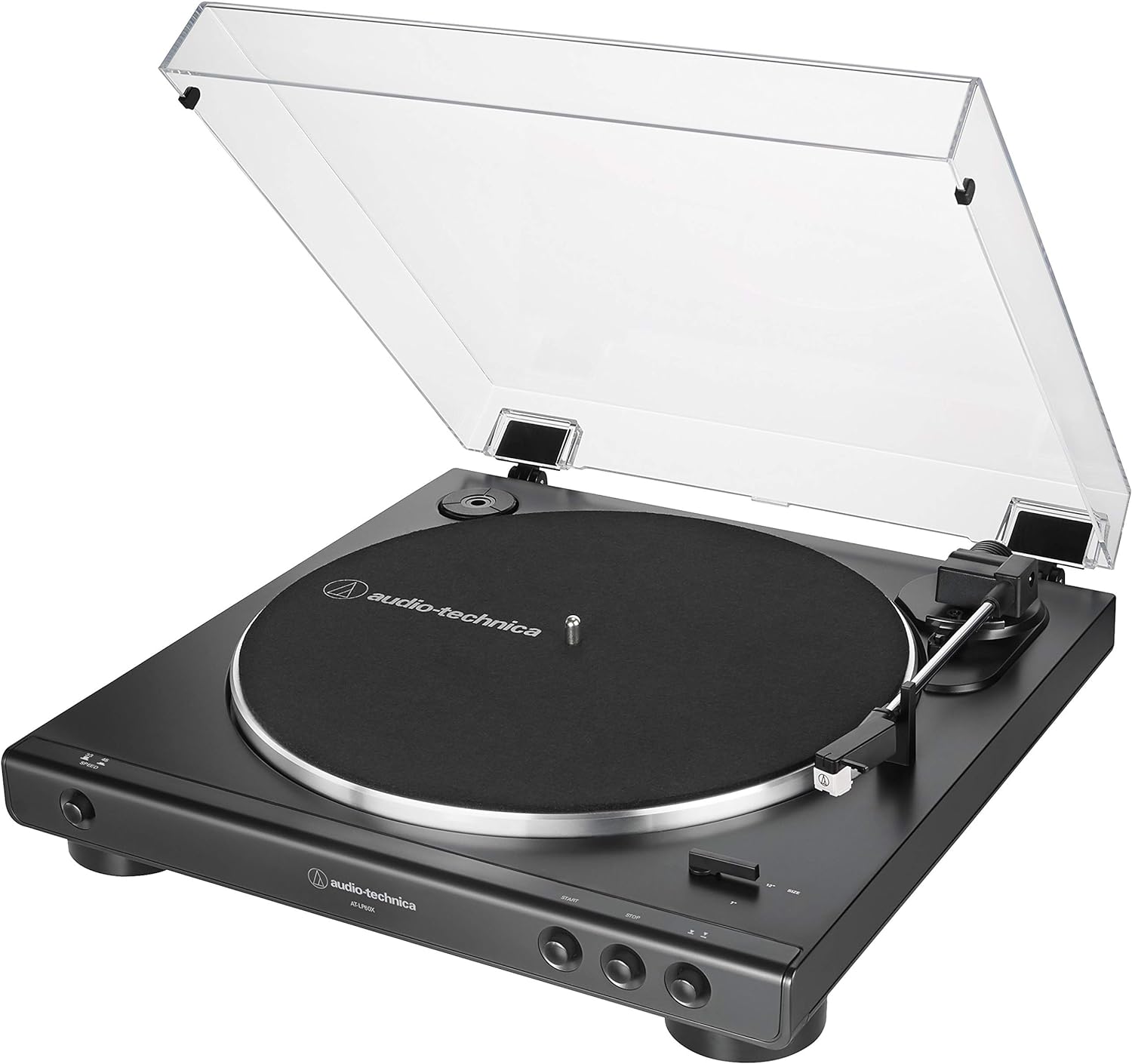 Black Fully Automatic Belt-Drive Stereo Turntable X58411
