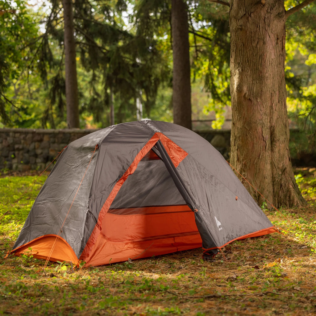 1-Person Lightweight Backpacking Tent, Orange N77958