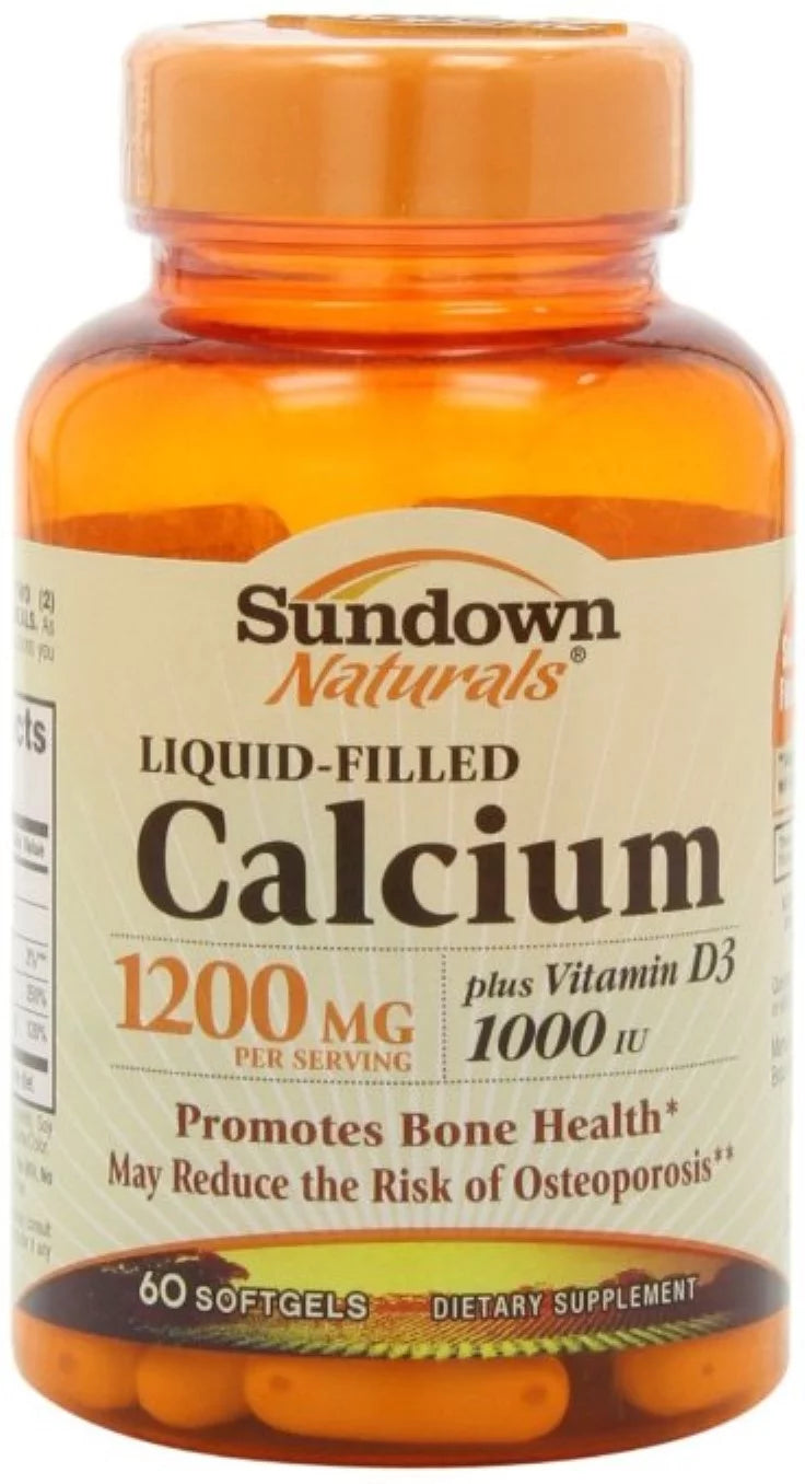 Calcium 1200 Plus D Liquid Filled Softgels 60 ea Pack of 4 S52283