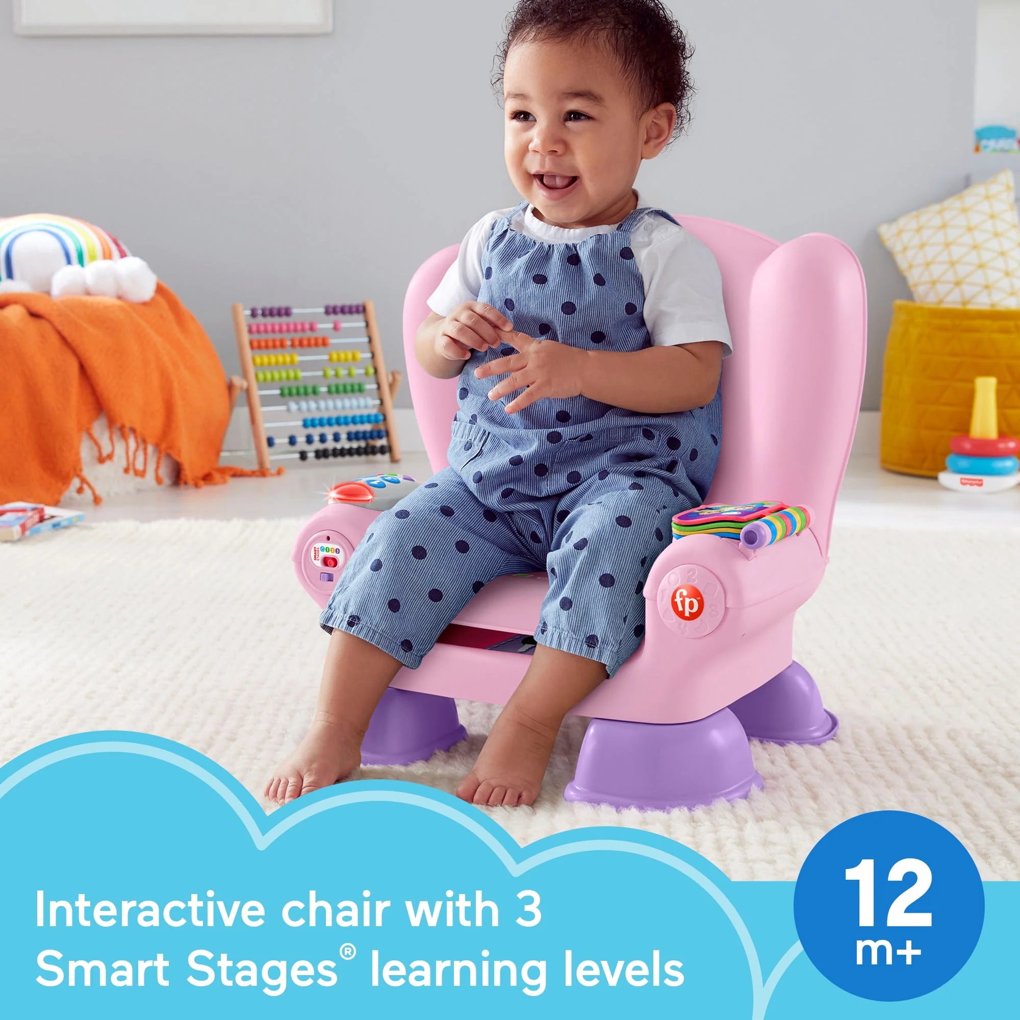 Pink Electronic Learning Chair T674