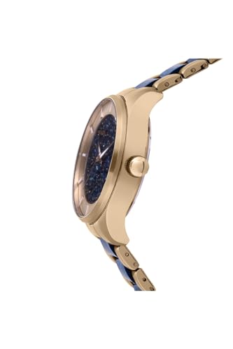 Stainless Steel Quartz Watch with Stainless-Steel Strap, Two Tone V40139
