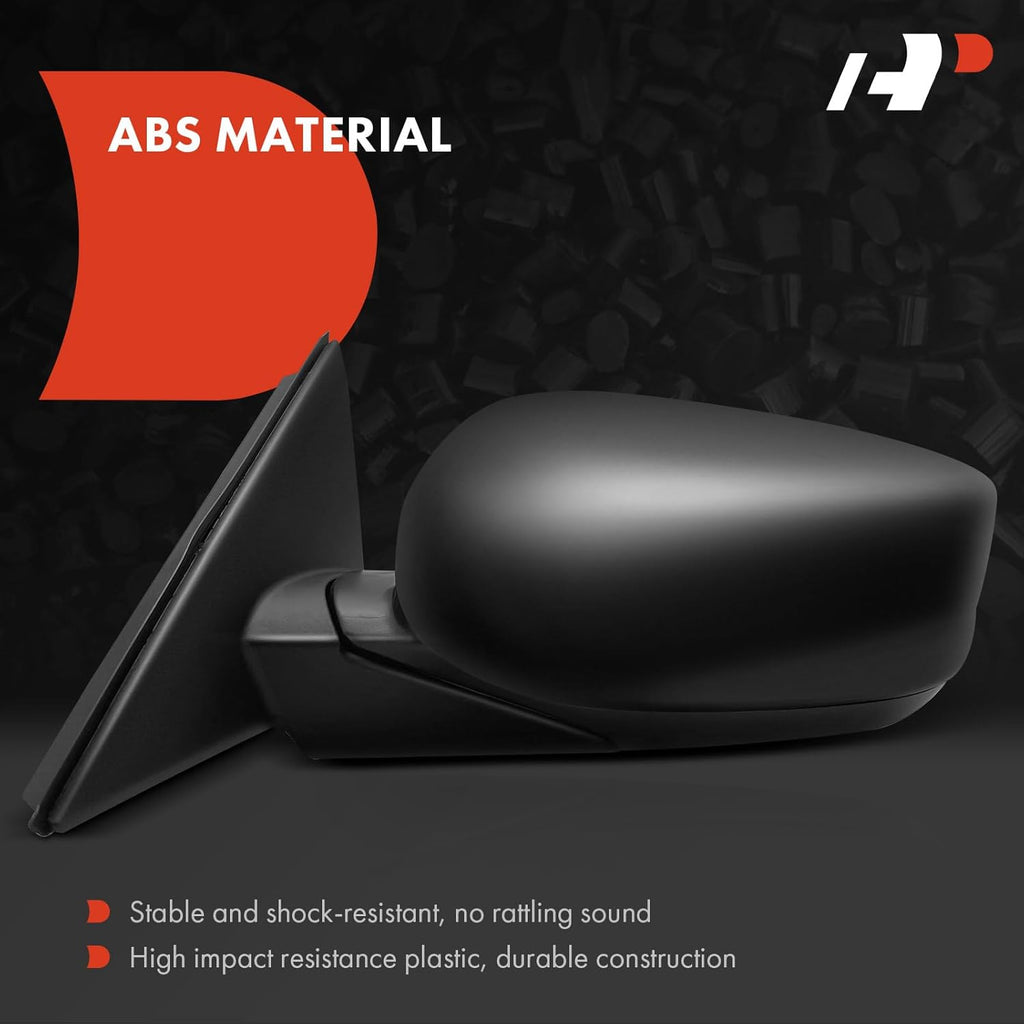Pair Power Door Mirror Black Non-Heated Manual Folding Outside Rear View Mirror A984826